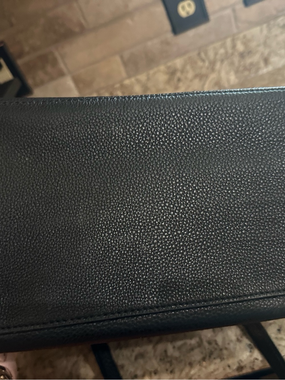 kate spade Black Pebbled Leather Tote - Picture 6 of 6